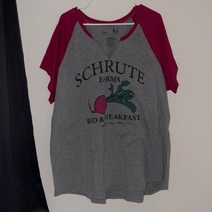 Plus Size The Office Schrute Farms Short Sleeve Graphic Tee